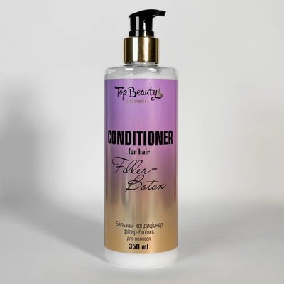 Бальзам-кондиціонер філер-ботокс для волосся Top Beauty Conditioner Filler-Botox, 350 мл 54629 фото