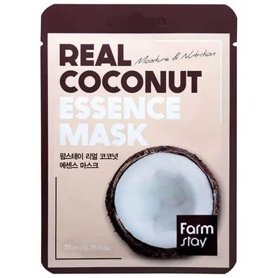 Тканевая маска для лица FarmStay Real Essence Mask Coconut , 23 мл 23229 фото