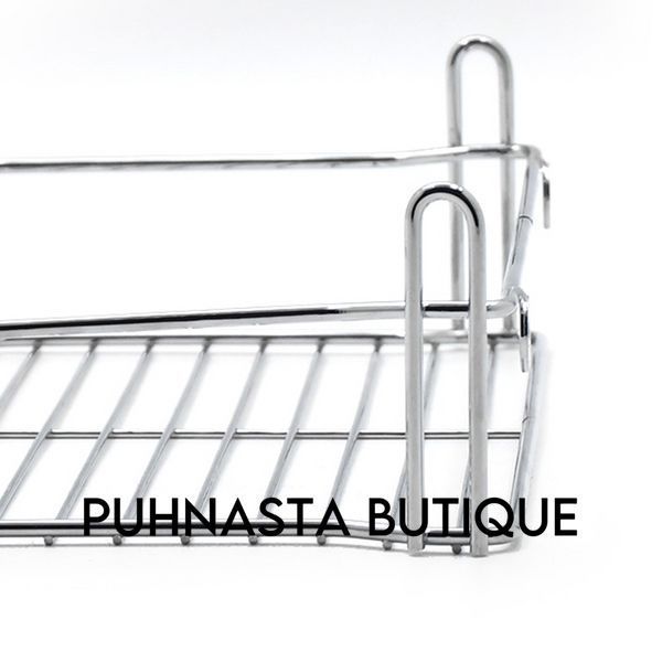 Полиця Homax одинарна хром 28x15,5x8 см (EBA-1001) EBA-1001 фото