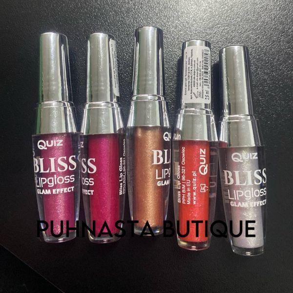 Блиск для губ Quiz Cosmetics Bliss Lip Gloss Glam Effect Блаженство (тон 10) 55344 фото