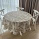 Скатертина з тефлоновим покриттям Homedec Ботаніка (бежевий) (180х120 см) 55446 фото 1