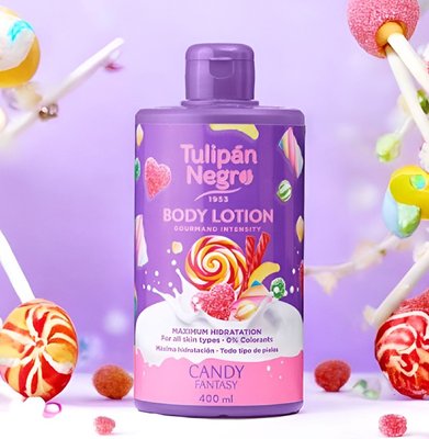 Лосьон для тела "Сладкие фантазии" - Tulipan Negro Candy Fantasy Body Lotion, 400 мл 4186 фото