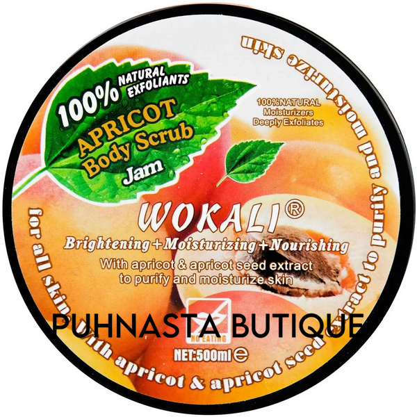 Скраб для тела Wokali Body Scrub Jam Apricot WKL371, 500 мл 58734 фото