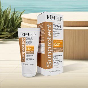 Крем для лица тонирующий Revuele Sunprotect SPF50+ (Golden Tint), 50 мл 4311 фото