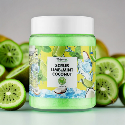 Скраб для тіла Ківі-Кокос Top Beauty Scrub Kiwi Coconut 250 мл 785 фото