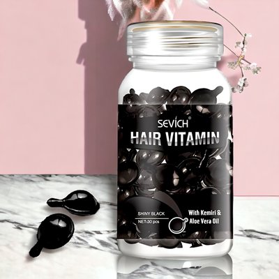 Вітамінні капсули для волосся Sevich Hair Vitamin, для темного волосся та захисту від сонця, 30 шт 65174 фото