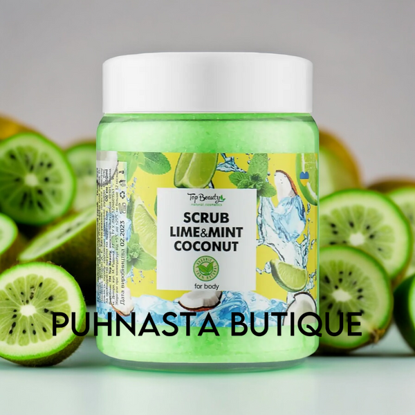 Скраб для тіла Ківі-Кокос Top Beauty Scrub Kiwi Coconut 250 мл 785 фото