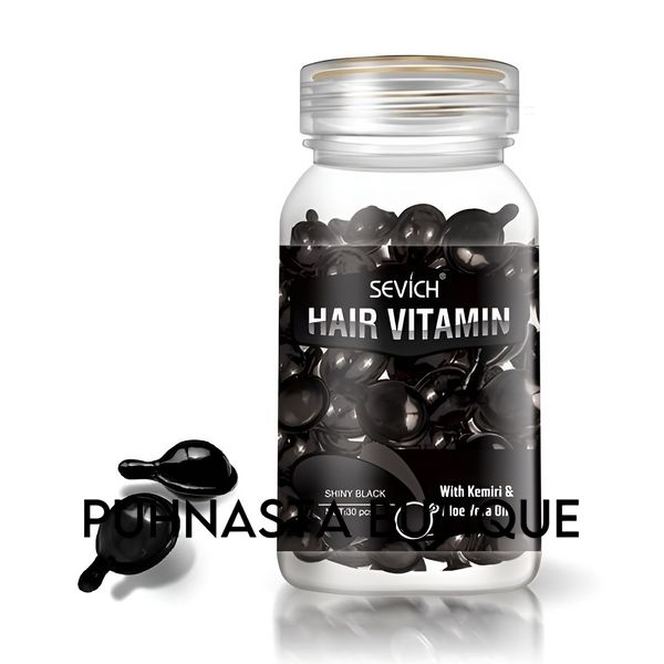 Витаминные капсулы для волос Sevich Hair Vitamin, для темных волос и защиты от солнца, 30 шт 65174 фото