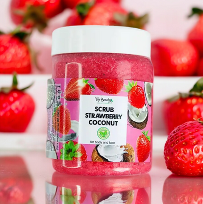 Скраб для тіла Полуниця-Кокос Top Beauty Scrub Strawberry Coconut 250 мл 786 фото