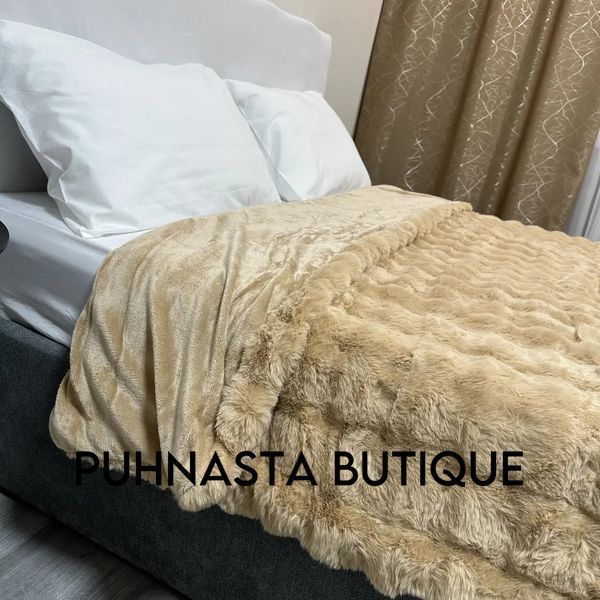 Плед-покрывало Кролик L&M Home Textiles Капучино евро 200х240 55550 фото