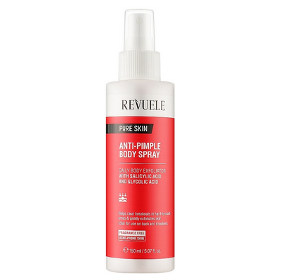 Спрей для тіла проти прищів Revuele Pure Skin Anti-Pimple Body Spray, 150 мл 4313 фото