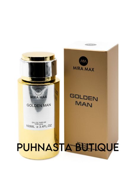 Парфумована вода для чоловіків Mira Max "GOLDEN MAN" (Версія: Paco Rabanne 1 Million), 100 мл 720 фото