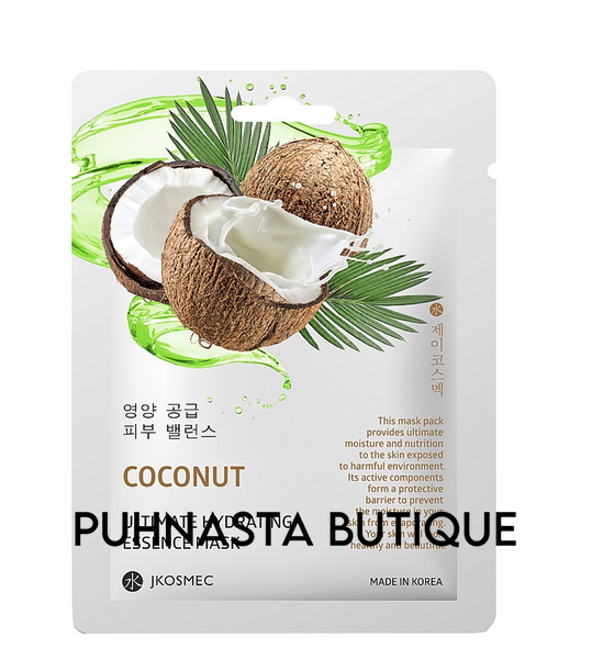 Ежедневная увлажняющая маска с экстрактом кокоса Jkosmec Coconut Ultimate Hydrating Essence Mask. 25 мл 4353 фото