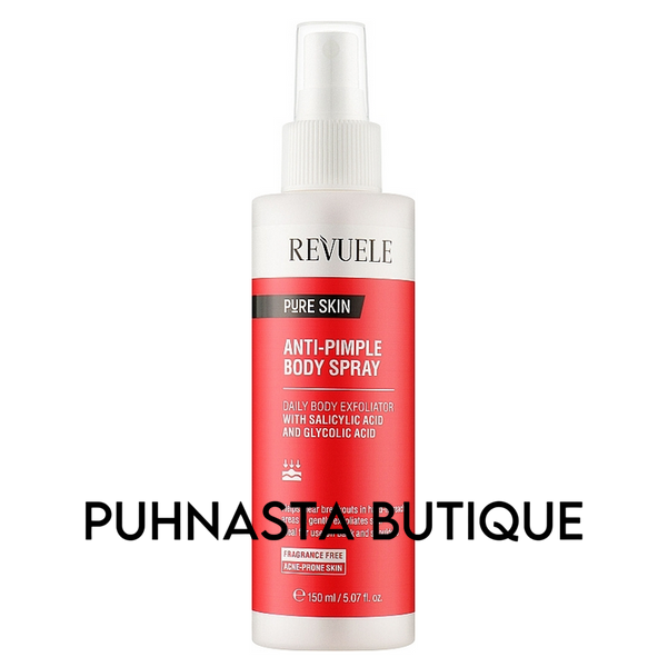 Спрей для тіла проти прищів Revuele Pure Skin Anti-Pimple Body Spray, 150 мл 4313 фото