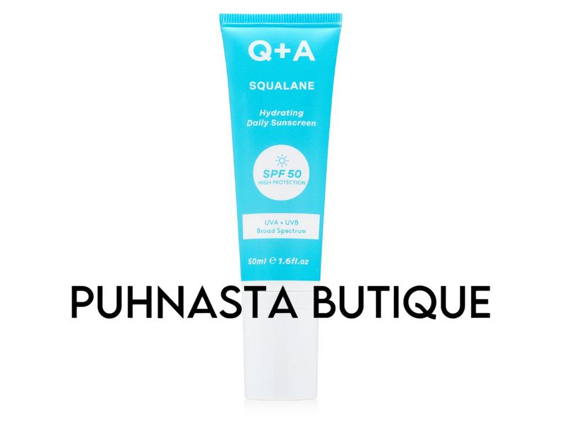 Зволожуючий сонцезахисний крем для обличчя Q+A Squalane Hydrating Daily Sunscreen, 50 мл 54517 фото