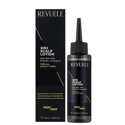 Лосьон для кожи головы Revuele Men Way 3 in 1 Scalp Lotion, 100 мл 55031 фото