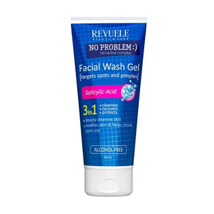 Гель для вмивання Revuele No Problem Washing Gel 3 в 1 з саліциловою кислотою, 200 мл 98454 фото