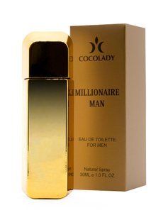 Парфумована вода для чоловіків Cocolady Millionaire Man (версія: Paco Rabanne 1 Million), 30 мл 173 фото