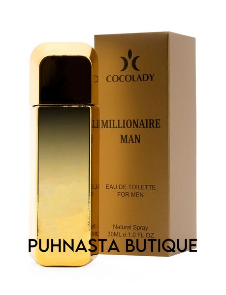 Парфумована вода для чоловіків Cocolady Millionaire Man (версія: Paco Rabanne 1 Million), 30 мл 173 фото