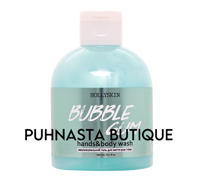 Увлажняющий гель для рук и тела Hollyskin Bubble Gum Hands & Body Wash, 300 мл 3325 фото