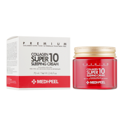 Омолаживающий ночной крем для лица с коллагеном Medi-Peel Collagen Super10 Sleeping Cream, 70 мл 55034 фото