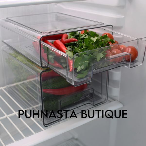 Органайзер Homax выдвижной с поддоном для свежести продуктов 25х21,2х7,8 см (BR-02) BR-02 фото
