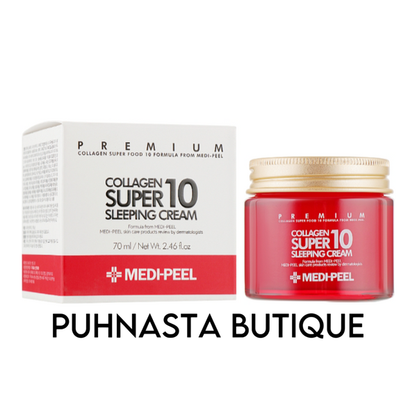 Омолоджувальний нічний крем для обличчя з колагеном Medi-Peel Collagen Super10 Sleeping Cream, 70 мл 55034 фото