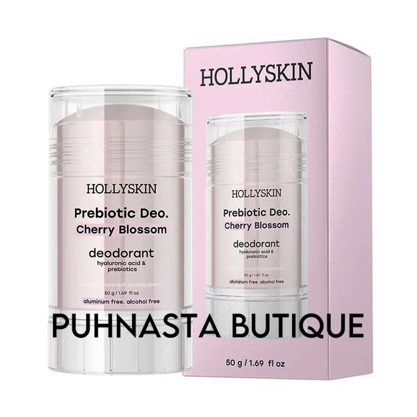 Парфюмированный дезодорант Hollyskin Prebiotic Deo. Cherry Blossom, 50 г 54104 фото