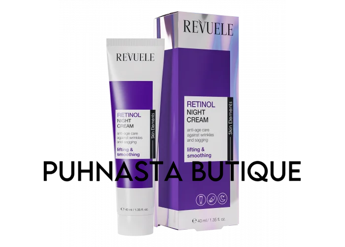 Нічний крем для обличчя з ретинолом Revuele Retinol Night Cream, 40 мл 24067 фото