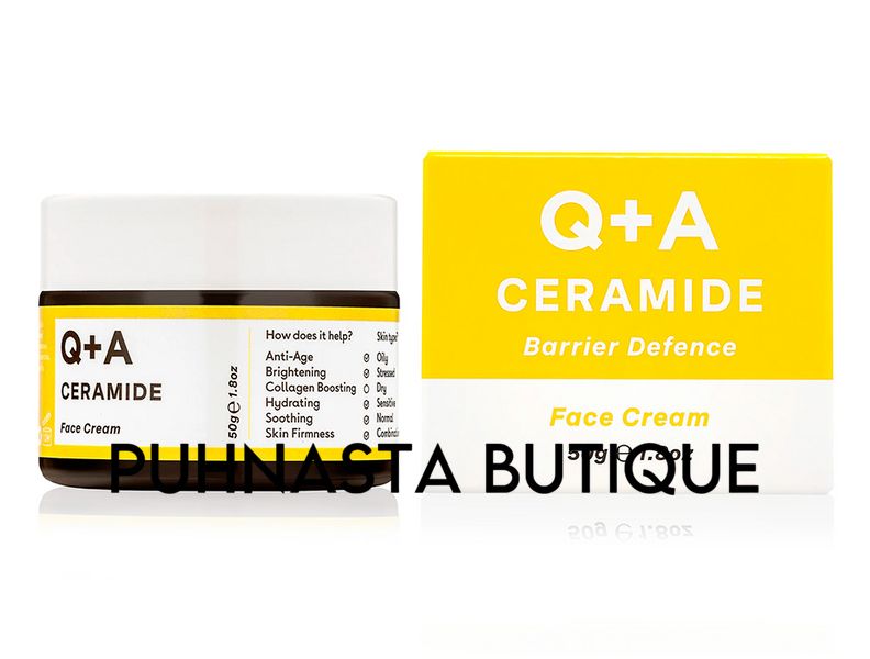 Дневной крем для лица Q+A Ceramide Barrier Defense Face Cream, 50 г 54520 фото