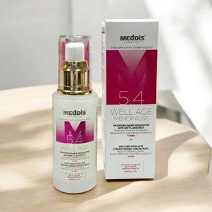 Концентрат укрепляющий для шеи и декольте Meddis Well Age Menopause, 50 мл 55875 фото