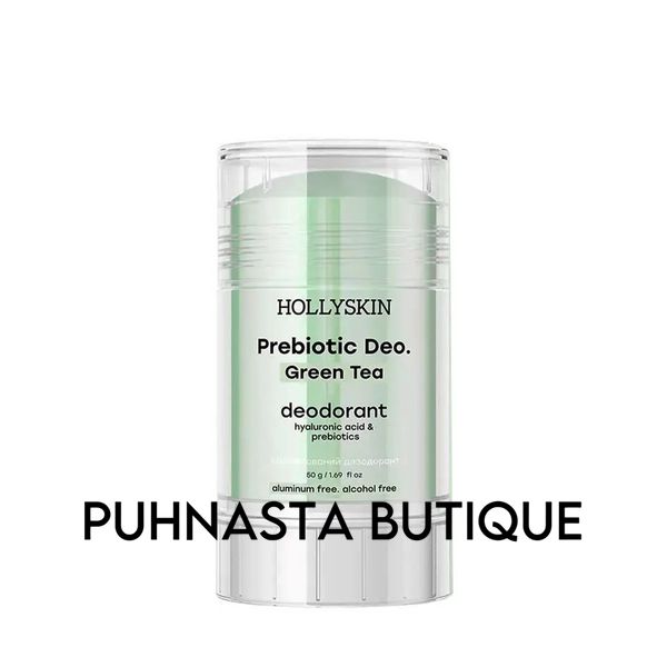 Парфюмированный дезодорант Hollyskin Prebiotic Deo. Green Tea, 50 г 54105 фото