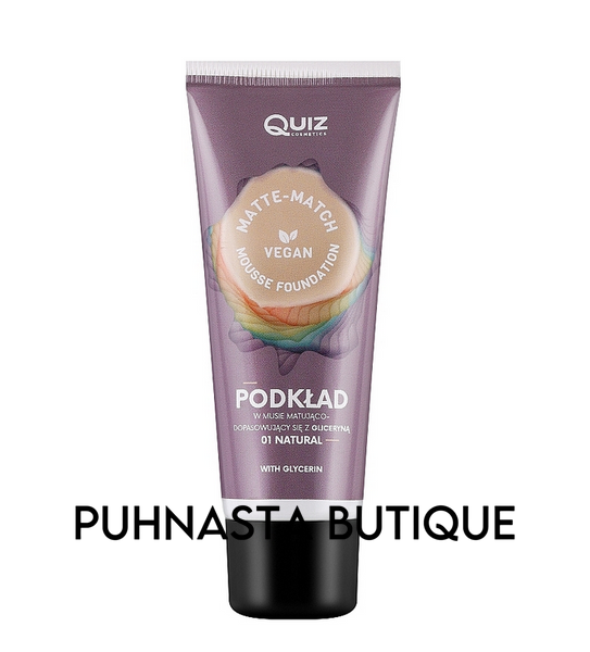 Тональна основа Quiz Cosmetics Matte-Match Mousse Foundation, 30 мл 4359 фото