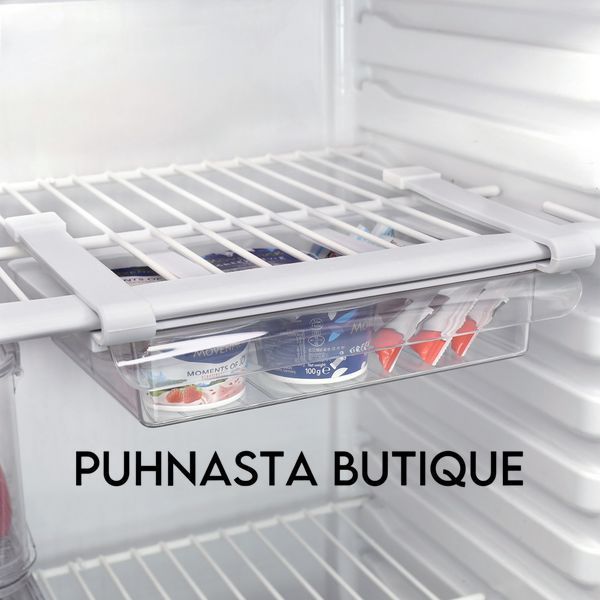 Полка Homax выдвижная для хранения в холодильнике26,7х21х7 см (BR-01) BR-01 фото