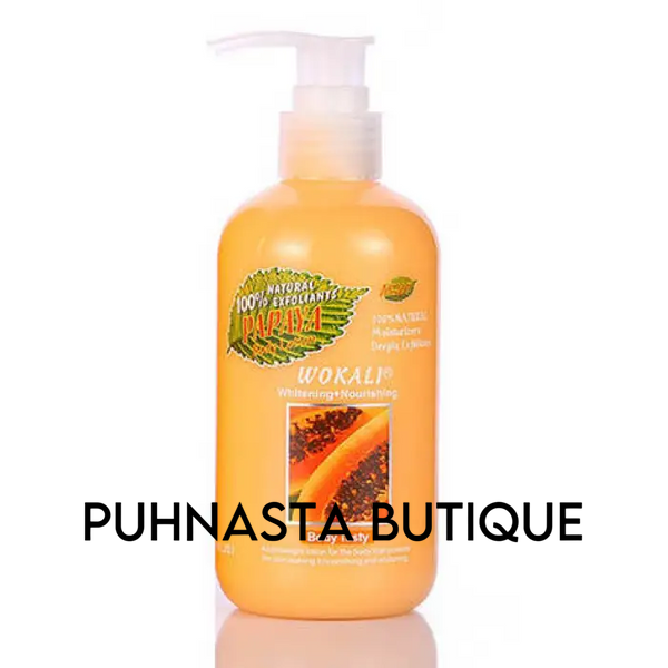 Питательный лосьон для тела Wokali Papaya Body Lotion с осветляющим эффектом 260 мл 7002 фото