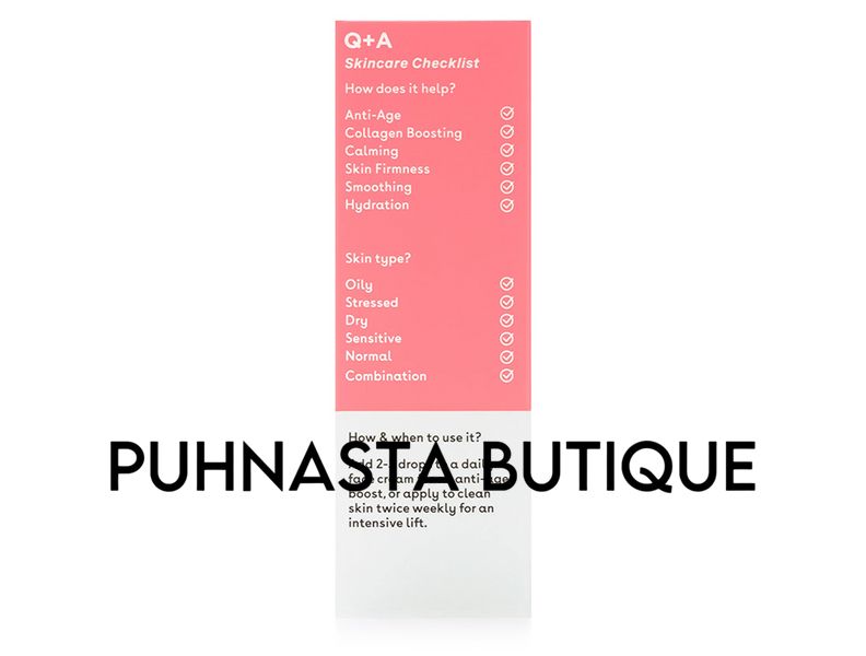 Сироватка для обличчя з колагеном Q+A Collagen Booster Serum, 15 мл 54522 фото