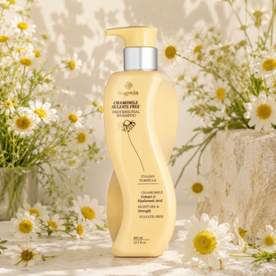Шампунь безсульфатний для волосся з ромашкою Bogenia Sulfate Free BG461, 400 мл 57020 фото