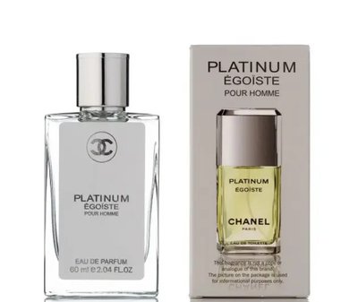 Парфумована вода для чоловіків Chanel Egoiste Platinum, 60 мл 54427 фото