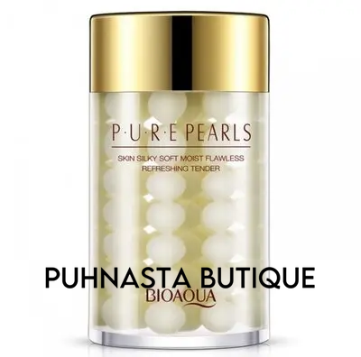 Ночная маска для лица BIOAQUA Pure Pearl Sleeping Mask с экстрактом жемчуга 120 г 87542 фото