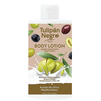 Лосьйон для тіла "Середземноморська оливкова олія" - Tulipan Negro Mediterranean Olive Oil Body Lotion, 400 мл 4187 фото