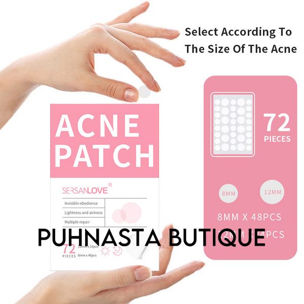 Патчи от прыщей Sersanlove ACNE PATCH (с азиатской центелой), 72 шт 54445 фото