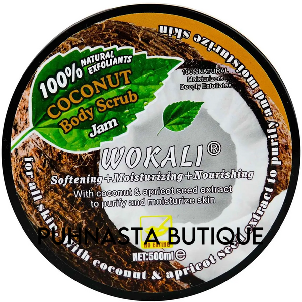 Скраб для тела Wokali Body Scrub Jam Coconut WKL369, 500 мл 86356 фото