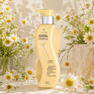Кондиционер безсульфатный для волос с ромашкой Bogenia Sulfate Free BG461, 400 мл 57026 фото