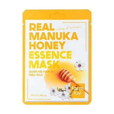 Живильна тканинна маска для обличчя FarmStay Real Manuka Honey Essence Mask з медом манука, 23 мл 3330 фото