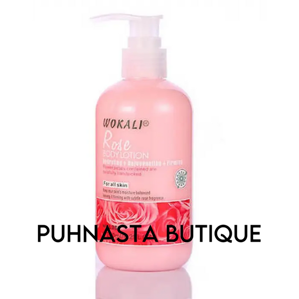 Увлажняющий лосьон для тела Wokali Rose Body Lotion с омолаживающим и укрепляющим эффектом 260 мл 7004 фото