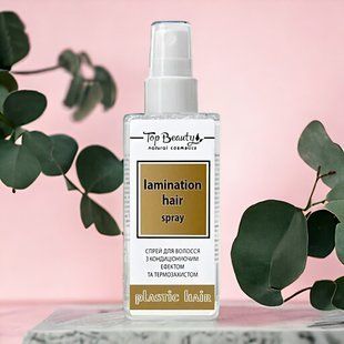 Спрей ламінуючий з кондиціонуючим ефектом та термозахистом Top Beauty Lamination Hair, 125 мл 3027 фото