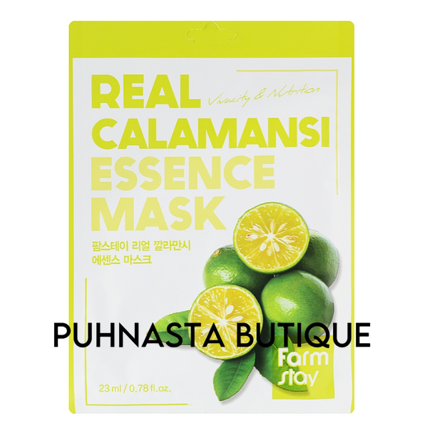 Тканевая маска для лица FarmStay Real Calamansi Essence Mask с экстрактом каламанси, 23 мл 3331 фото