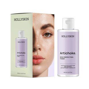Охлаждающий тонер для лица HOLLYSKIN Artichoke Skin Rerfecting Toner для борьбы с отеками, 150 мл 4125 фото