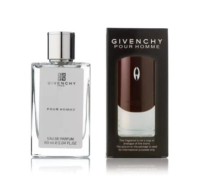 Парфумована вода для чоловіків Givenchy Pour Homme, 60 мл 54430 фото