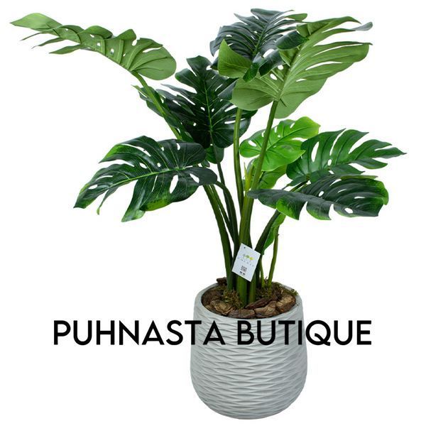 Штучна рослина Engard Monstera 110 cm в кашпо (TW-0486-1) TW-0486-1 фото